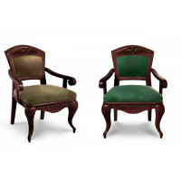 !Кресло Венеция ясень (№3,78 Velvet-Lux,Ткань Vilvet Lux)